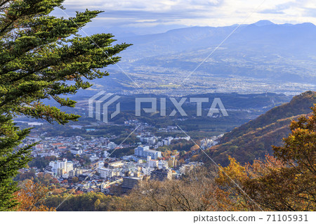 Ikaho Onsen Takane Observatory Autumn Leaves Ikaho Onsen Takane Observatory Autumn Leaves 71105931