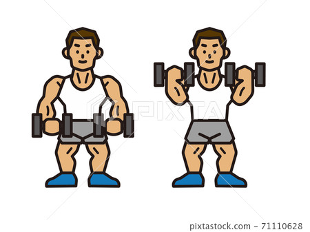 Gym training 71110628