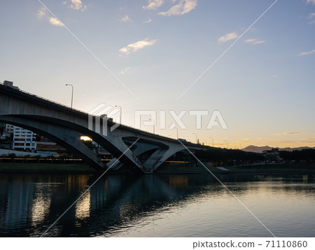 Afternoon view of the Formosa Freeway at Xindian District 71110860
