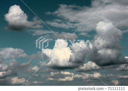 Blue sky with clouds 71111111