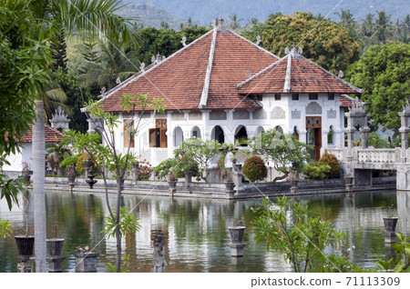 Ujung Water Palace- palace complex in Karangasem, Bali, Indonesia... 71113309