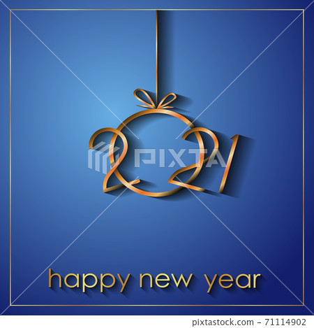2021 Happy New Year background. 2021 Happy New Year background. 71114902