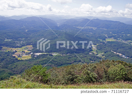 View of Toyohira Town from the summit of Mt. Ryuto 71116727