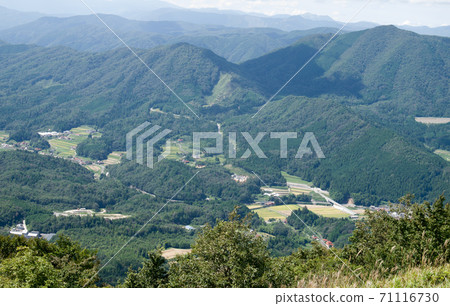 從龍都山頂看豐平町的景色 71116730