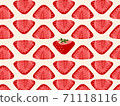 Strawberry pattern background 71118116