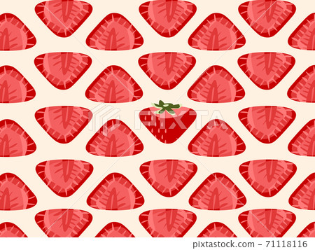 Strawberry pattern background Strawberry pattern background 71118116