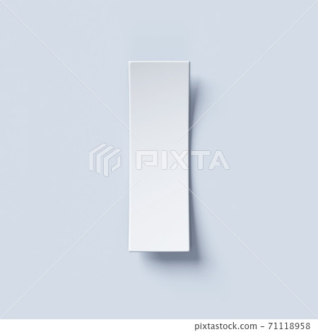 White bent paper font letter I White bent paper font letter I 71118958