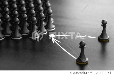 Succession planning, talent or leader replacement plan. 71119031