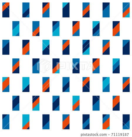Geometric pattern rectangular striped pattern 71119187
