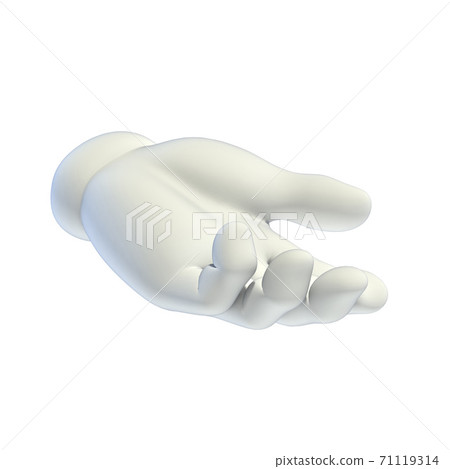 Cartoon Hands Set Taking Or Giving Hand Stock Illustration 71119314 Pixta