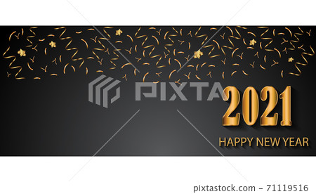 2021 Happy New Year background for your seasonal invitations, festive posters, greetings cards or cover. 2021 Happy New Year background for your seasonal invitations, festive posters, greetings cards or cover. 71119516