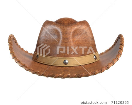 Cowboy hat isolated on white background 3d rendering Cowboy hat isolated on white background 3d rendering 71120265