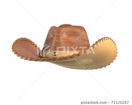 Cowboy hat isolated on white background 3d rendering 71120267