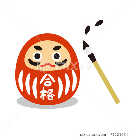 季節性材料：通過達磨和刷子套裝（沒有主線） 71121084