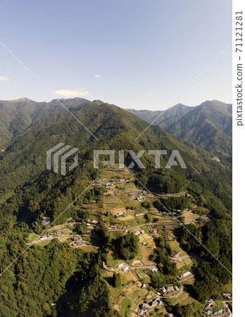 德島三好市落合村鳥瞰圖 德島三好市落合村鳥瞰圖 71121281