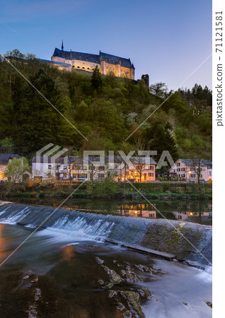 Vianden castle in Luxembourg Vianden castle in Luxembourg 71121581