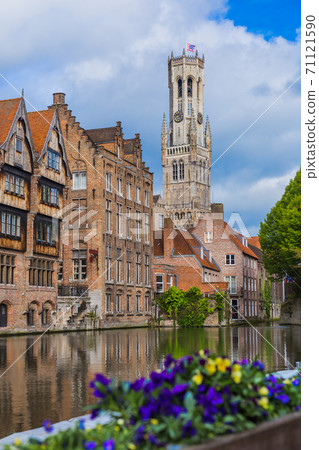 Brugge cityscape - Belgium Brugge cityscape - Belgium 71121590