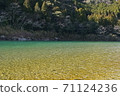 Blue beautiful and calm river 71124236