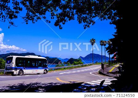 Midsummer coastal street 71124550