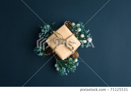 Christmas and New Year background with gifts Christmas and New Year background with gifts 71125531