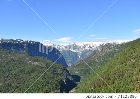 Norwegian mountains and nature 71125886