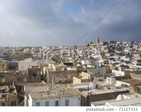 View of the old town and Kasbah from Sousse Ribat, Tunisia Medina, Sousse, Tunisia View of the old town and Kasbah from Sousse Ribat, Tunisia Medina, Sousse, Tunisia 71127333