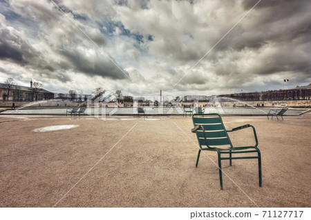 A chair near the Grand Bassin Octogonal A chair near the Grand Bassin Octogonal 71127717