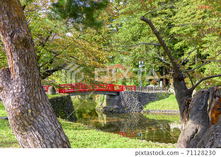 秋季上杉神社及其周圍地區 71128230