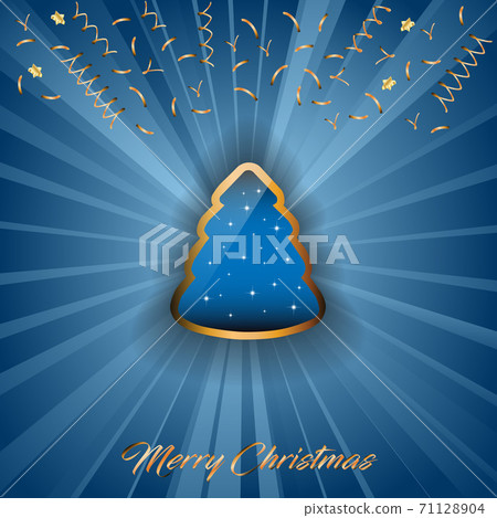 2021 Merry Christmas background for your seasonal invitations, festival posters, greetings cards.  71128904