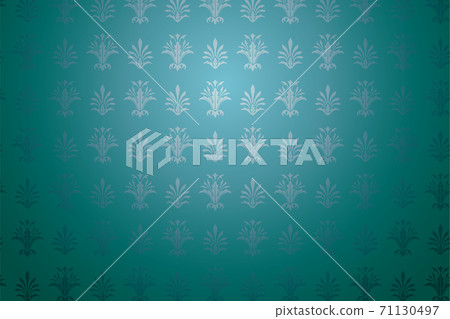 Seamless vintage pattern wallpaper - Stock Illustration [71130497] - PIXTA