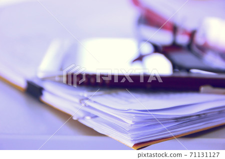 blur picture of stack paper abstract background blur picture of stack paper abstract background 71131127