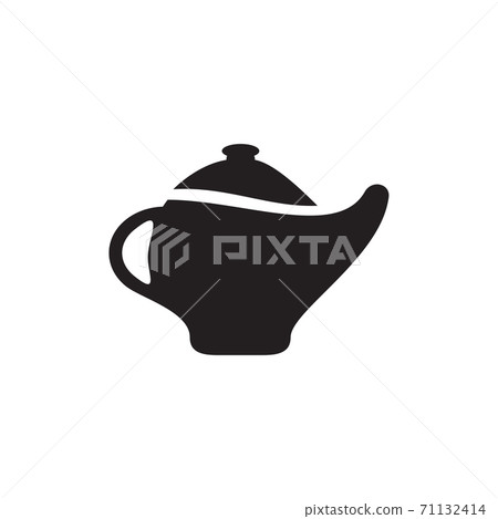Tea pot icon logo design template Tea pot icon logo design template 71132414