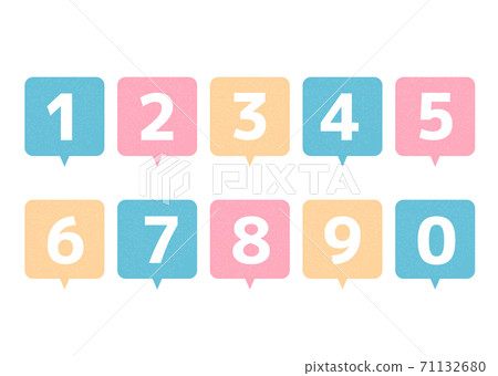 數字字體提示框 71132680