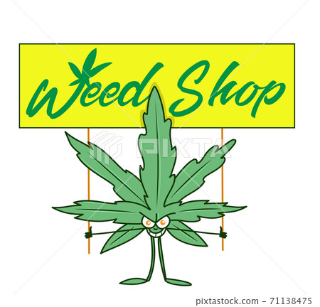 marijuana shop. Logos with hemp leaves and smoking devices. vector illustration marijuana shop. Logos with hemp leaves and smoking devices. vector illustration 71138475