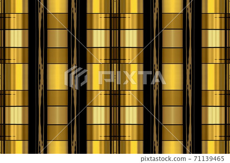 Golden luxury seamless pattern with simple geometric ornate for brand, product, gift or card background 71139465