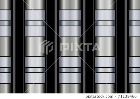 Silver metal seamless pattern with simple geometric ornate for brand, product, gift or card background Silver metal seamless pattern with simple geometric ornate for brand, product, gift or card background 71139466
