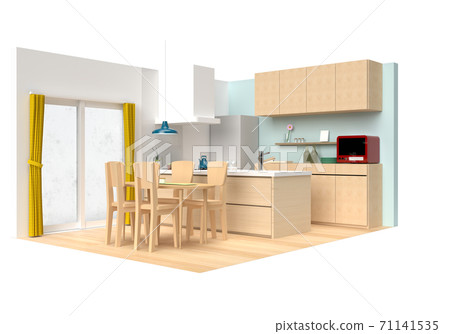 Breakfast type B in the refreshing dining kitchen 71141535