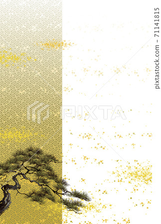 Pine gold folding screen Matsubishi 71141815