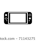 Game console icon 71143275