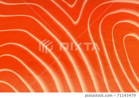 Salmon raw meat, trout steak vector texture 71143479