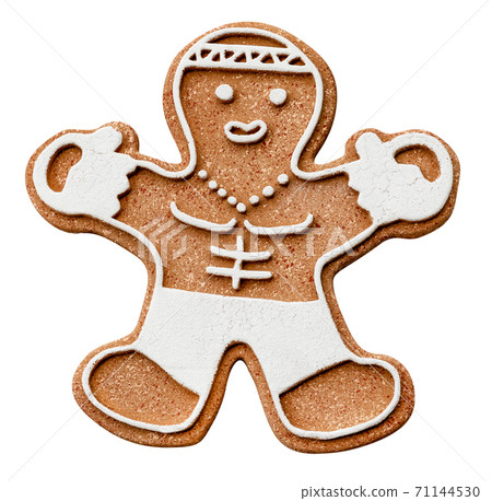 Christmas and new year with child doll-shaped icon isolated on white background,include clipping path Christmas and new year with child doll-shaped icon isolated on white background,include clipping path 71144530