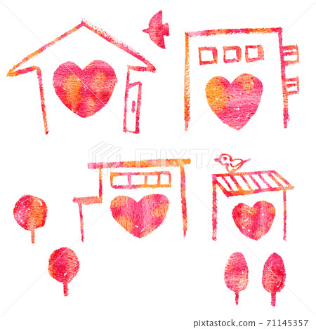 detached house clipart scrapbook