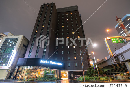 Tokyo cityscape of Japan Overlooking Otemachi Station, Kanda Station area, Mitsui Garden Hotel Otemachi, etc. = Kanda in Chiyoda Ward 71145749