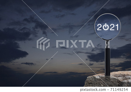 Business happy new year 2021 cover concept 71149254