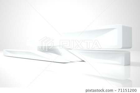Luxury abstract architectural minimalistic background. Contemporary showroom. Modern exhibition stand. Empty gallery. Backlight. 3D illustration and rendering. Luxury abstract architectural minimalistic background. Contemporary showroom. Modern exhibition stand. Empty gallery. Backlight. 3D illustration and rendering. 71151200