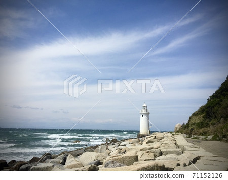 Cape Irago Lighthouse seen from the breakwater Photo material 71152126