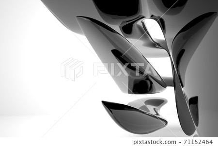 Luxury abstract architectural minimalistic background. Contemporary showroom. Modern exhibition stand. Empty gallery. Backlight. 3D illustration and rendering. Luxury abstract architectural minimalistic background. Contemporary showroom. Modern exhibition stand. Empty gallery. Backlight. 3D illustration and rendering. 71152464
