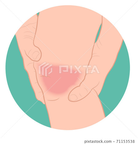 graphics image Tendon bone knee joint problems on leg vector illustration graphics image Tendon bone knee joint problems on leg vector illustration 71153538