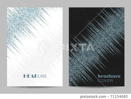 Vector templates for brochure cover in A4 size. Vector templates for brochure cover in A4 size. 71154085