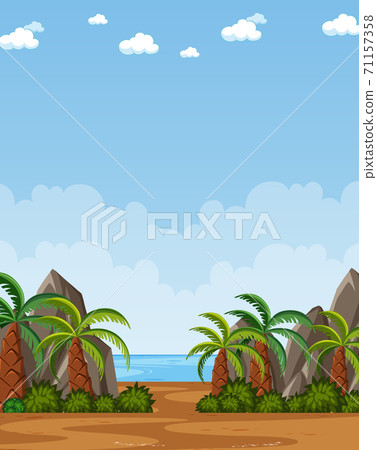 Vertical nature scene or landscape countryside Vertical nature scene or landscape countryside 71157358